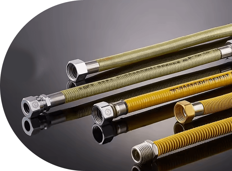 Metalno omotan od nehrđajućeg čelika crijevo za plin ZLR-14